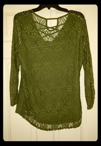 2 layer lace top